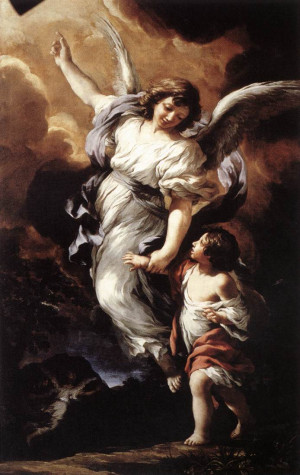 Guardian Angel by Pietro da Cortona, 1656