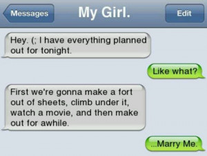 Perfect boyfriend.