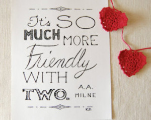 Best Friend Quote, Romantic Quote, Friendship Quote, Love Quote Print ...