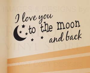 Wall-Decal-Sticker-Quote-Vinyl-Art-Removable-I-Love-You-Baby-Boy-Girl ...