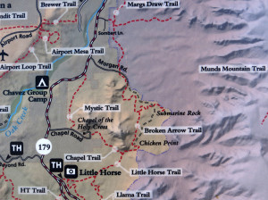 Broken Arrow Trail Sedona Map