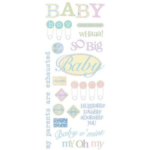 Me and My Big Ideas 622404 Sayings Stickers 5.5-inch X 12-inch Sheet ...