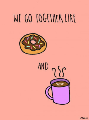 Coffee and Donuts print - love it