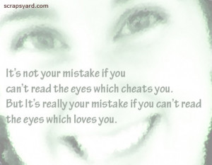 It’s Not Your Mistake If You Can’t Read the Eyes Which Cheats You ...