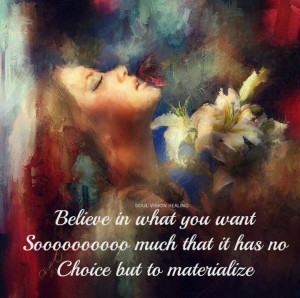 Believe in what you want...