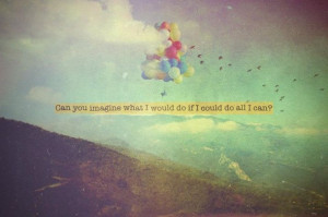 ... grotesque, inspirational, light leaks, mountain, quote, sky, village