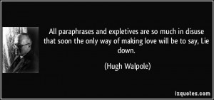 More Hugh Walpole Quotes