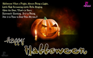 Happy Halloween Poems and Quotes for Kids with Wishes Wallpapers