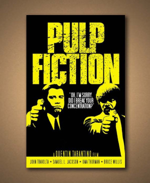 PULP FICTION Movie Quote Poster by ManCaveSportsSigns on Etsy, $18.00