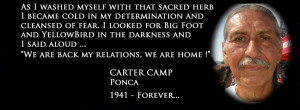 Carter Camp, Native American activist who helped lead Wounded Knee ...