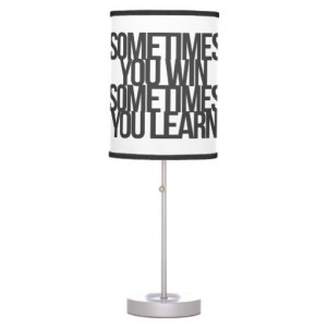 Inspirational and motivational quotes desk lamp
