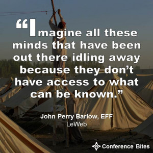 John Perry Barlow - LeWeb