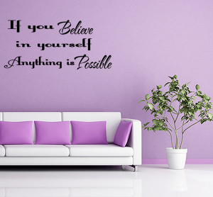 Believe-in-yourself-Wall-Quote-Wall-Art-Decal-Vinyl-Inspirational ...