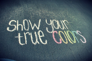 Show your #true #colors.