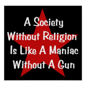 Anti-Religion Quote Print