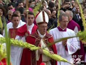 Pope Francis, Palm Sunday