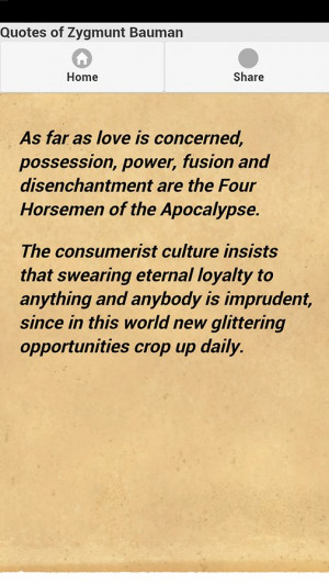 Quotes of Zygmunt Bauman