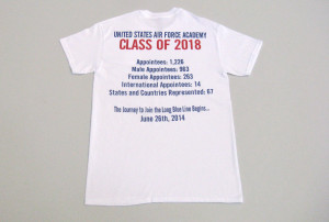 Class Of 2018 Shirts The back of the shirt