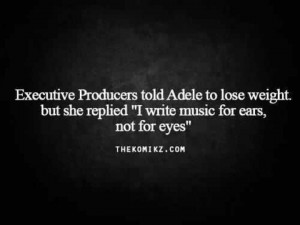 Stand up for truth ... Thanks , Adele