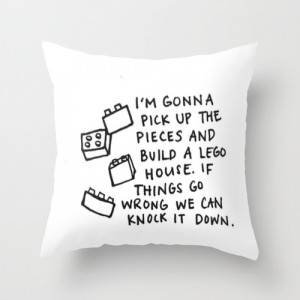 ED SHEERAN - LEGO HOUSE Throw Pillow