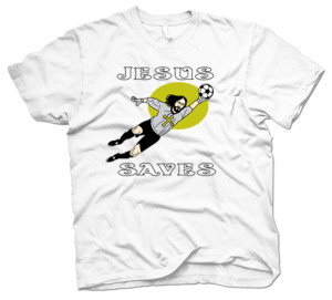 Details about Jesus saves t-shirt Jesus saves soccer funny t-shirt