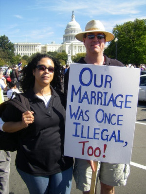 Gay Marriage Protesters Interracial Marriage
