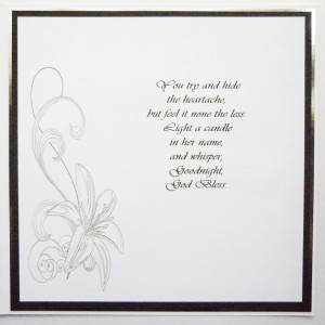 - Condolences Card Messages And Words For The Layout Of This Funeral ...