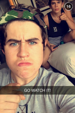 Nash Grier And Hayes Snapchat