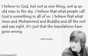 John Lennon quotes: True Word, John Lennon Quotes, Believe In Gods ...