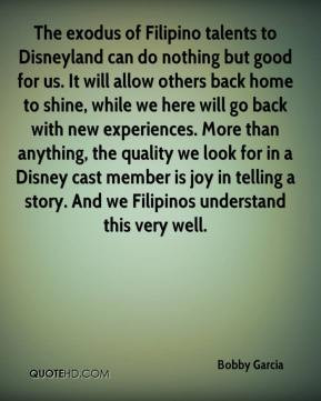 Bobby Garcia - The exodus of Filipino talents to Disneyland can do ...