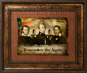 Remember the Alamo Framed