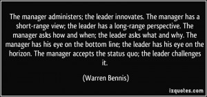 More Warren Bennis Quotes