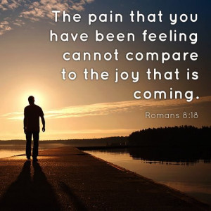 Pain vs. Joy. God I hope so