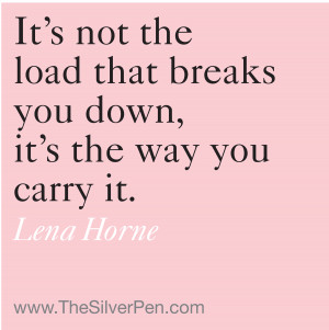 ... Under: Inspirational Picture Quotes About Life Tagged With: Lena Horne