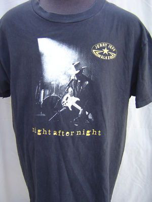 jerry jeff walker - night after night world tour tee