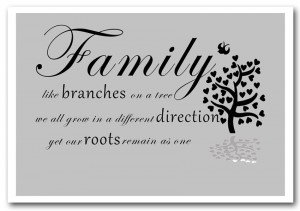 text quotes print family quote family like branches on a tree grey ...