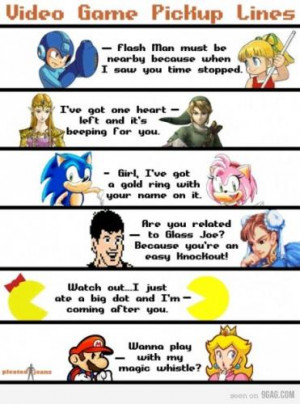 ... Video Game Characters Say on Valentines Day; funny, Mario, video games