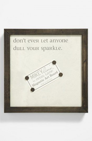 Sparkle' Quotable Framed Magnet Art Board, Small available at # ...