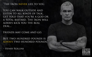 Generation Iron Henry Rollins Quote