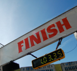 quotes on setting goals you reach the finish line