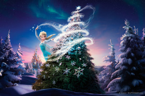 Christmas at Disneyland Paris featuring Disney's Frozen, Anna and Elsa