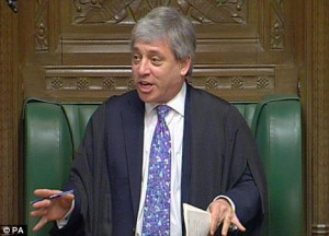 Will John Bercow continue taunting the Prime Minister tomorrow?
