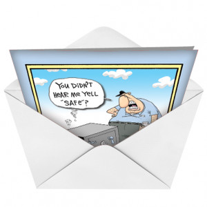 Slapstick Baseball Umpire Safe Blank Hilarious Pic All Occasions Paper ...