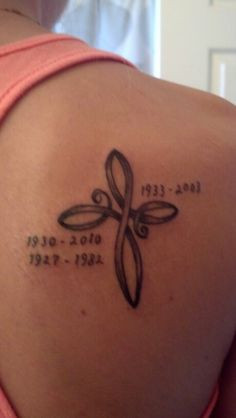 Cross Memorial Tattoos For...