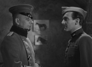 Still of Erich von Stroheim and Pierre Fresnay in La Grande Illusion ...