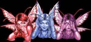 ... no-evil-fairies, evil-fairies, hear-no-evil-see-no-evil-speak-no-evil
