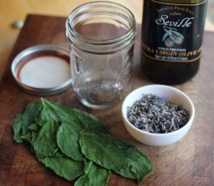 ... idea? This lavender mint infused olive oil from Delightfully Tacky