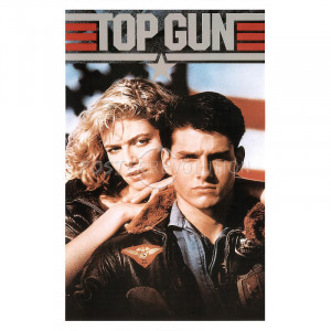 Title: Top Gun Movie Tom Cruise and Kelly McGillis 80s Poster Print