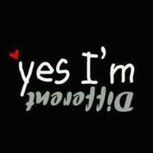 Yes! I'm Different!