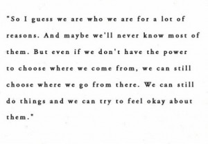 Perks of being a wallflower quote